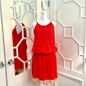 PIANURASTUDIO Silky Mini dress As 10 (US) - Coral